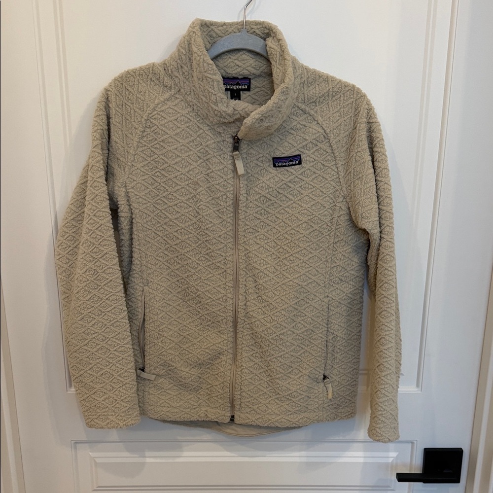 Patagonia Light Tan Quilted Jacket